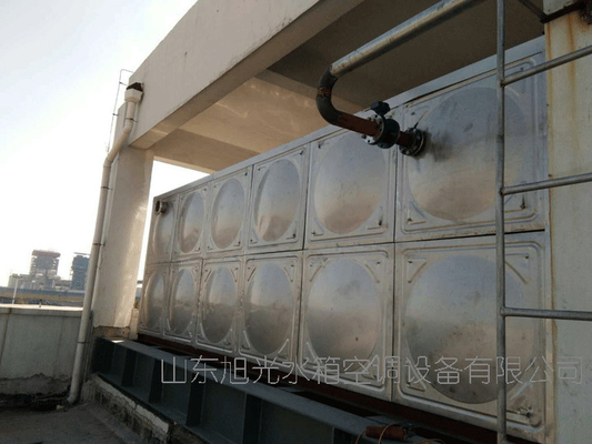 Hot Pressed 304 316 Stainless Steel Panel Tank 5000 Liter For Water Storage