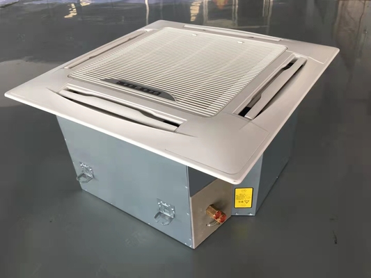 Cassette Type Concealed Ceiling Mounted Fan Coil Unit FCU 4 Way For Hotel Room