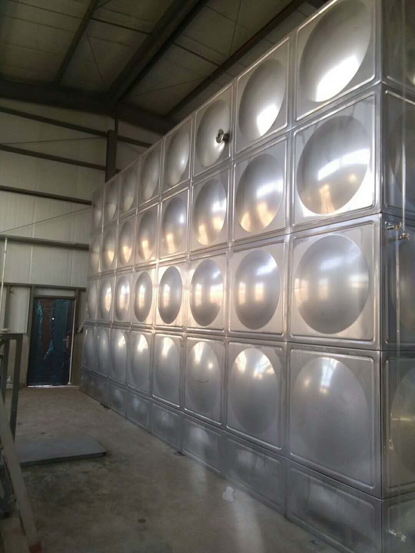 Bolted Welded Square Stainless Steel Water Tank Storage Galvanized 316L
