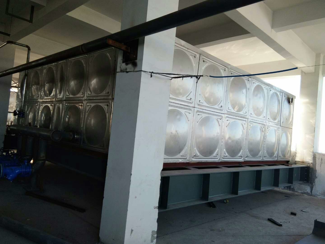 Bolted Welded Square Stainless Steel Water Tank Storage Galvanized 316L