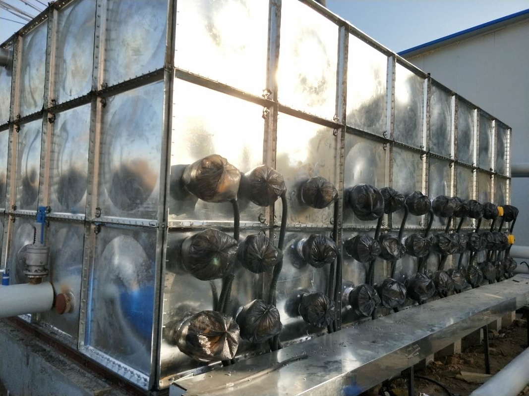 Bolted Assembled Hot Dip Water Tank Galvanised Panels Fire Fighting