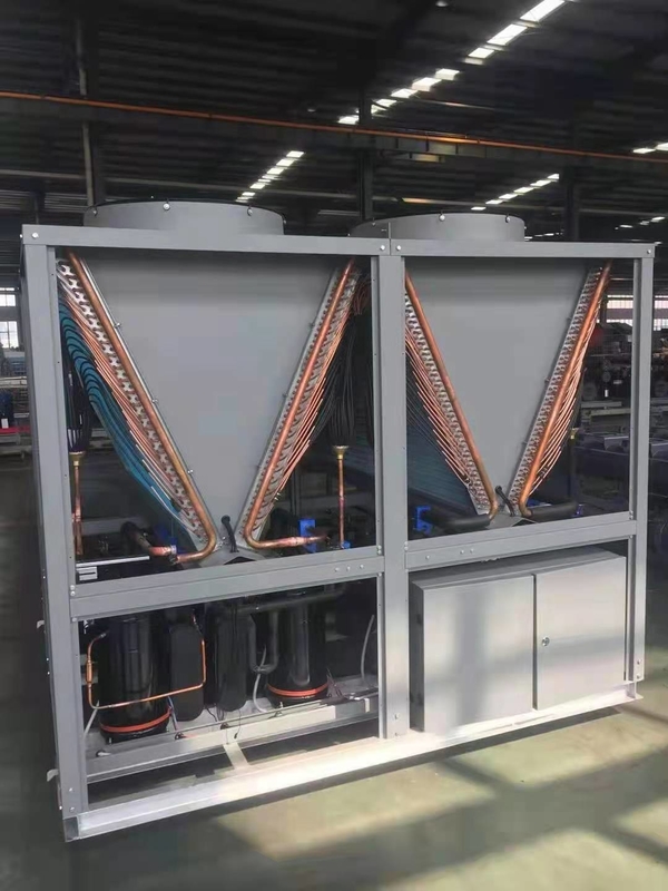 Industrial Heat Recovery Modular Air Cooled Chiller Unit economizer R410a