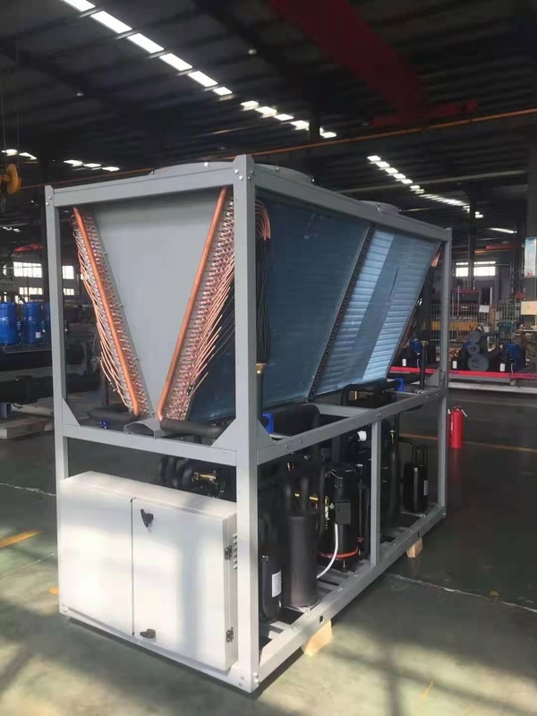 Industrial Heat Recovery Modular Air Cooled Chiller Unit economizer R410a